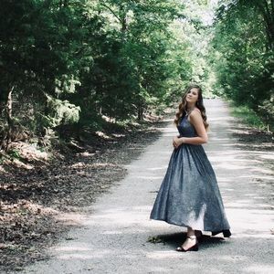 brand new Camille La Vie blue sparkly prom dress!!